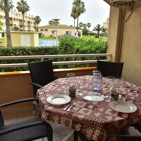 Primera Linea Urbanizacion Bahia De Denia Planta Baja Con Doble Terraza *