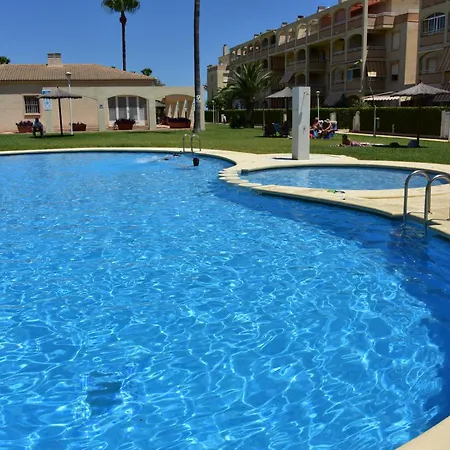 Primera Linea Urbanizacion Bahia De Denia Planta Baja Con Doble Terraza Διαμέρισμα *