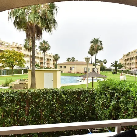 Primera Linea Urbanizacion Bahia De Denia Planta Baja Con Doble Terraza Διαμέρισμα *